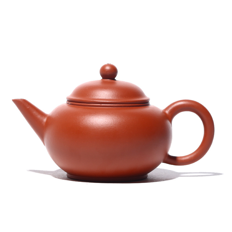 中国古美術・宜興原鉱古銅泥壺・紫砂壺・品名：印包・底款：厚徳載物・朱泥・急須 中国古美術・三足水平紫砂壺・ 底款：貢局・宜興原鉱・紫泥急須